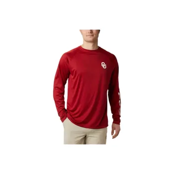 Columbia Collegiate PFGPFG Terminal Tackle T Shirt Men's Red Velvet White
