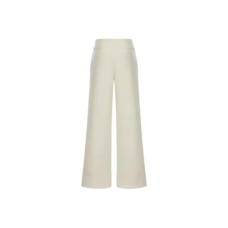 MaxMara Fagiani High Waist Wide Leg Pants-1