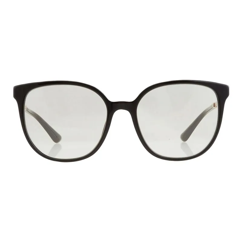 BVLGARI Plastic Irregular Shape Sunglasses Women's Black-1