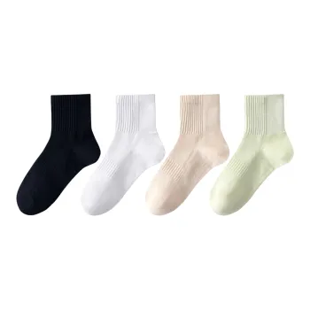 MIANWUQI Mid Calf Socks Women's