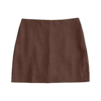 Abercrombie＆Fitch Casual Short Skirts Women's Brown