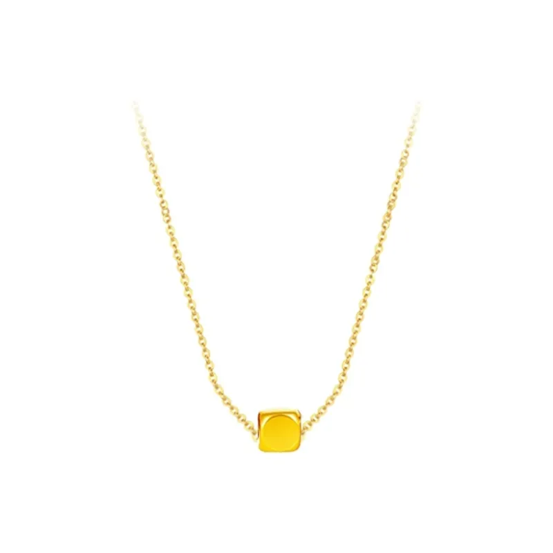 CHINA GOLD Solid Gold Necklaces Women's-1