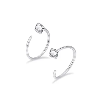 AIDIER 999 Fine Silver Earrings Women's