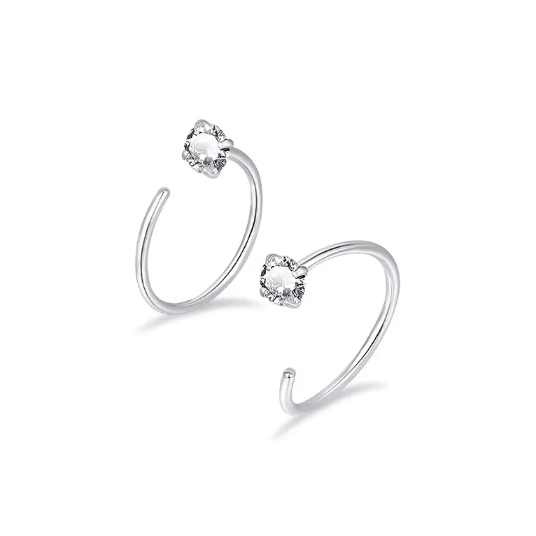 AIDIER 999 Fine Silver Earrings Women's-0
