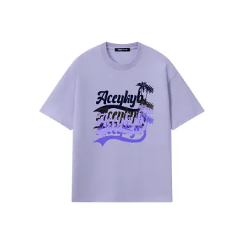 YK&YB T Shirts Unisex Light Purple