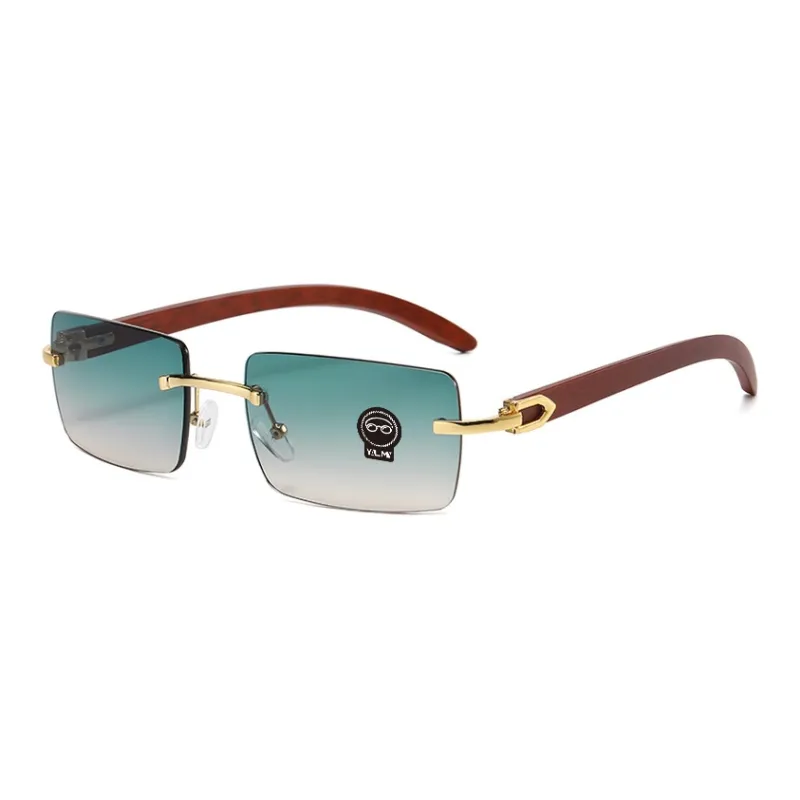 YALMY Metal Square Sunglasses Unisex-12