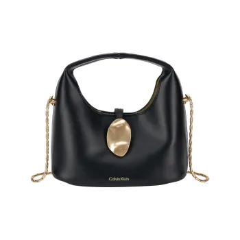 CALVIN KLEIN Synthetic Material One Shoulder Handbag Trumpets Women's Space Black
