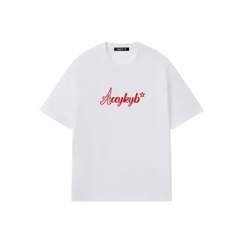 YK&YB T Shirts Unisex White