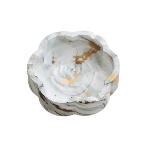 JIANYUJIAFANG Creative Pattern Ashtray, Anti Skew Design, Home Living Room Small Storage Ornament All