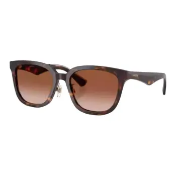 Burberry Plate Frame Square Sunglasses Unisex Tortoiseshell