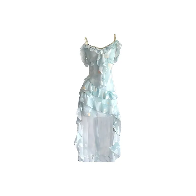 Mu Xiao Xin Slip Dresses Women's Multicolor-0