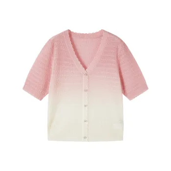 XIANGYING Knitwear Women's Silver Peony