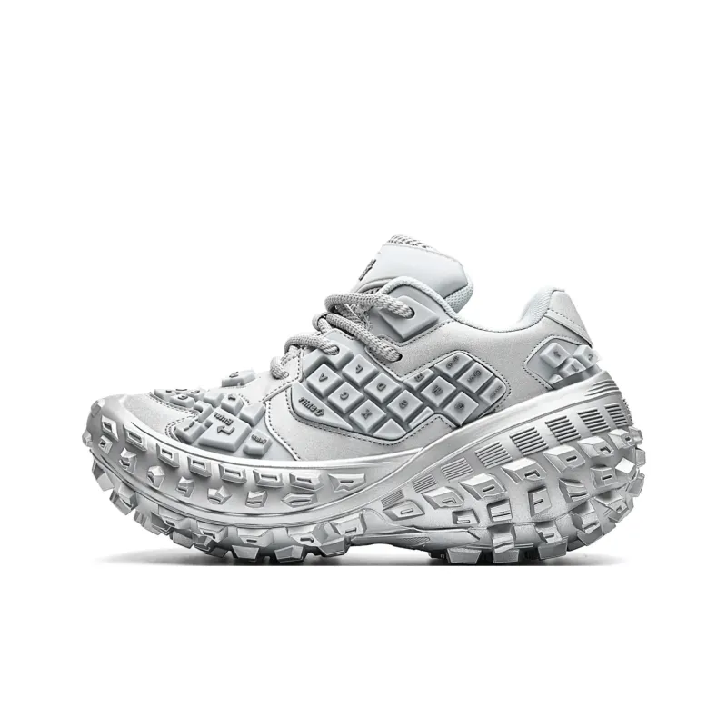 BLVCK PARIS Abrasion Resistant Lightweight Height Increasing Low Top Chunky Sneakers Unisex-0