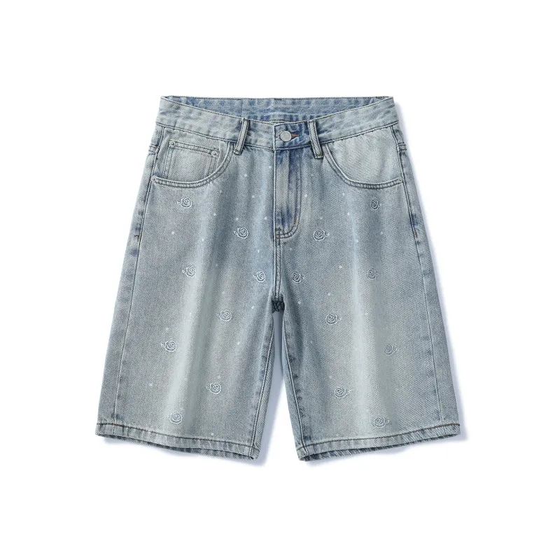 SANTASTIC Denim Shorts Men Blue-0