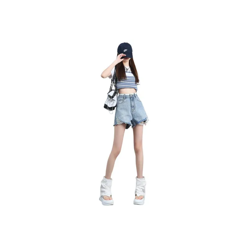The New Age Family Denim Shorts Women's-0