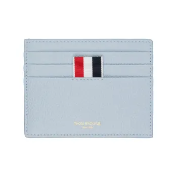 THOM BROWNE· Cow Leather Card Holder Women's Light Blue