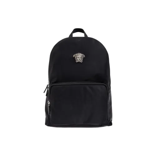 VERSACE Fabric Backpack Men's Black