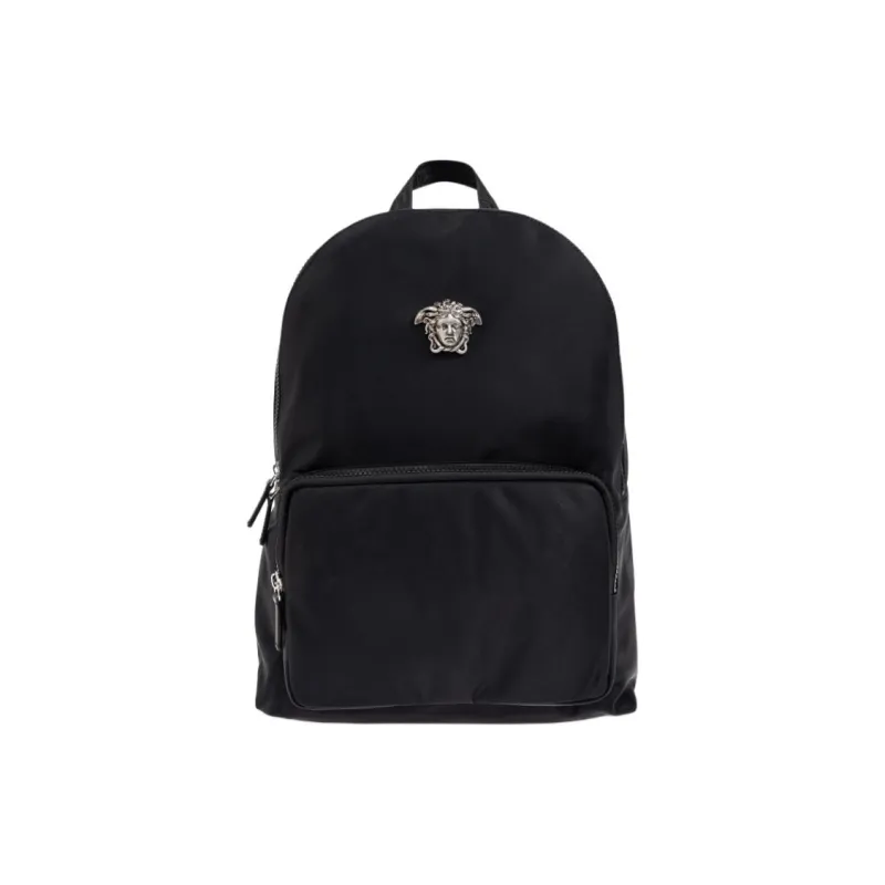 VERSACE Fabric Backpack Men's Black-0