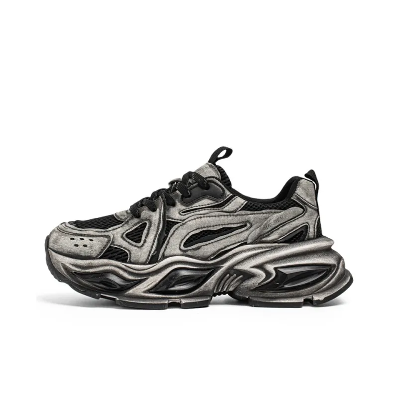 ROBINHOOD Slip Resistant, Abrasion Resistant, Breathable, Lightweight Low Top Chunky Sneakers Men's Box Included-1
