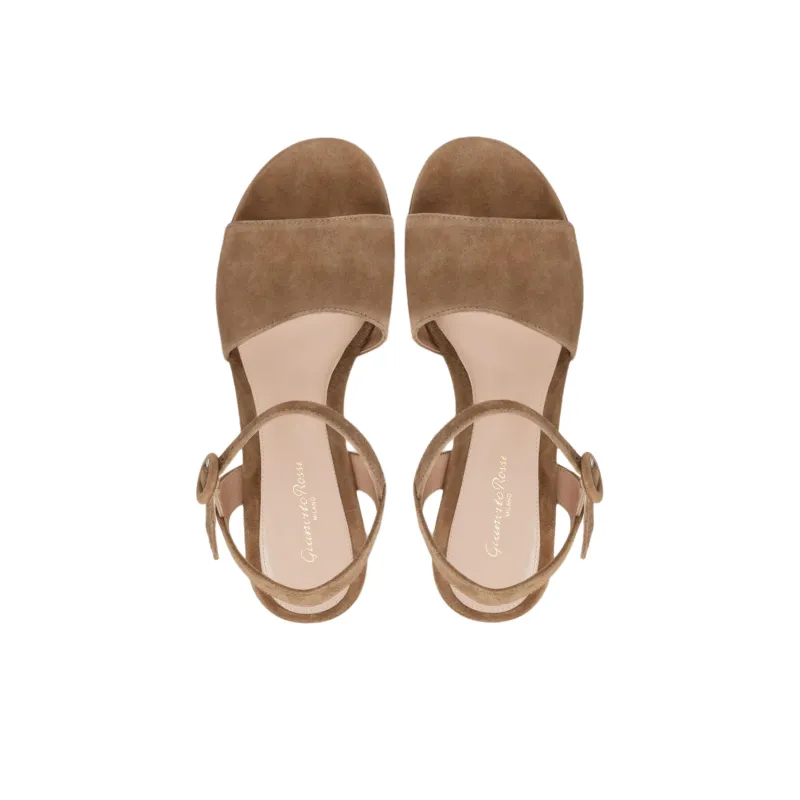 GIANVITO ROSSI Carol One Strap Sandals 7.5cm Women's Brown-2