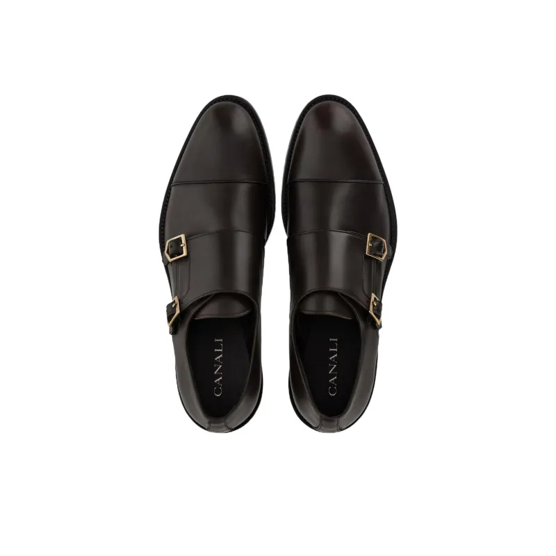 Canali Dress Shoes Men Low Top Brown-3