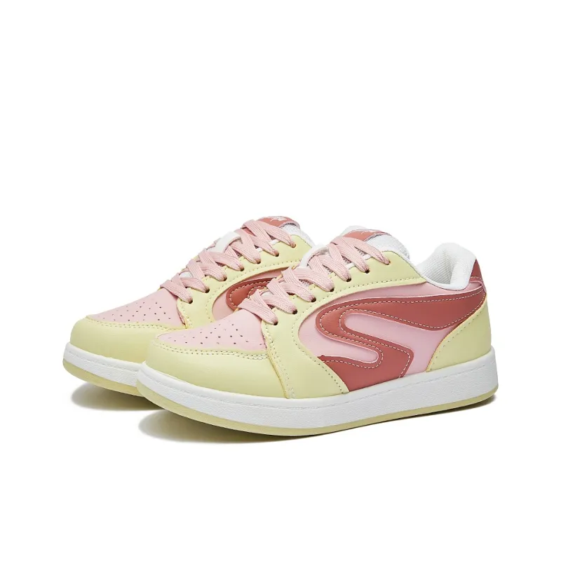 MEXICAN Low Top Skateboard Shoes Women's Pink-1
