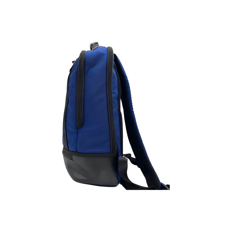 TUMI Nylon And Leather Backpack Large Size Unisex Blue Black-2