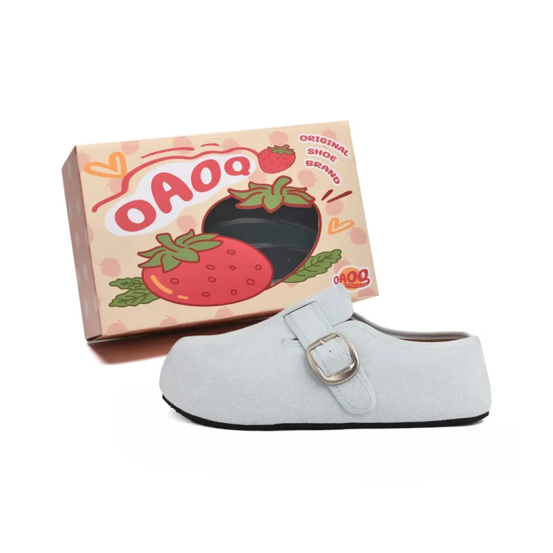 OAOQ Quiet Abrasion Resistant Slip Resistant Closed Toe Slippers Women's-9