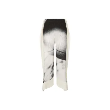 ISSEY MIYAKE Casual Pants Women's Black White