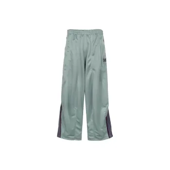 Needles Knitted Sweatpants Unisex Gray Green