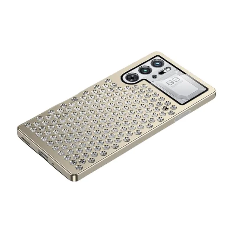 Record Star Metal Frame Aluminum Alloy Protective Cover Phone Cases Compatibility With REDMAGIC 10 Pro Business Formal-9