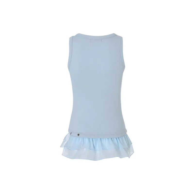 Crank Tank Tops Women's Blue-1