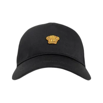 VERSACE Cotton, Polyester Baseball Caps Men's Black