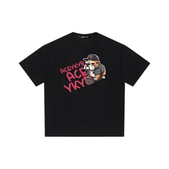 YK&YB T Shirts Unisex Black