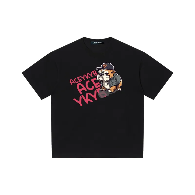YK&YB T Shirts Unisex Black-0