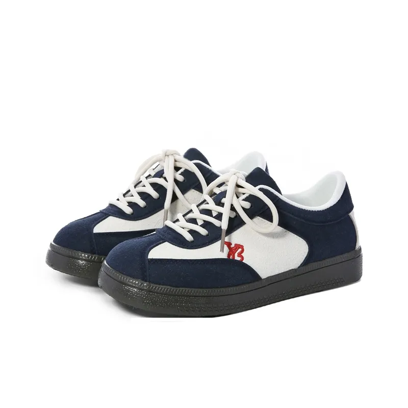 The New Age Family Low Top Skateboard Shoes Women's Dark Blue-1