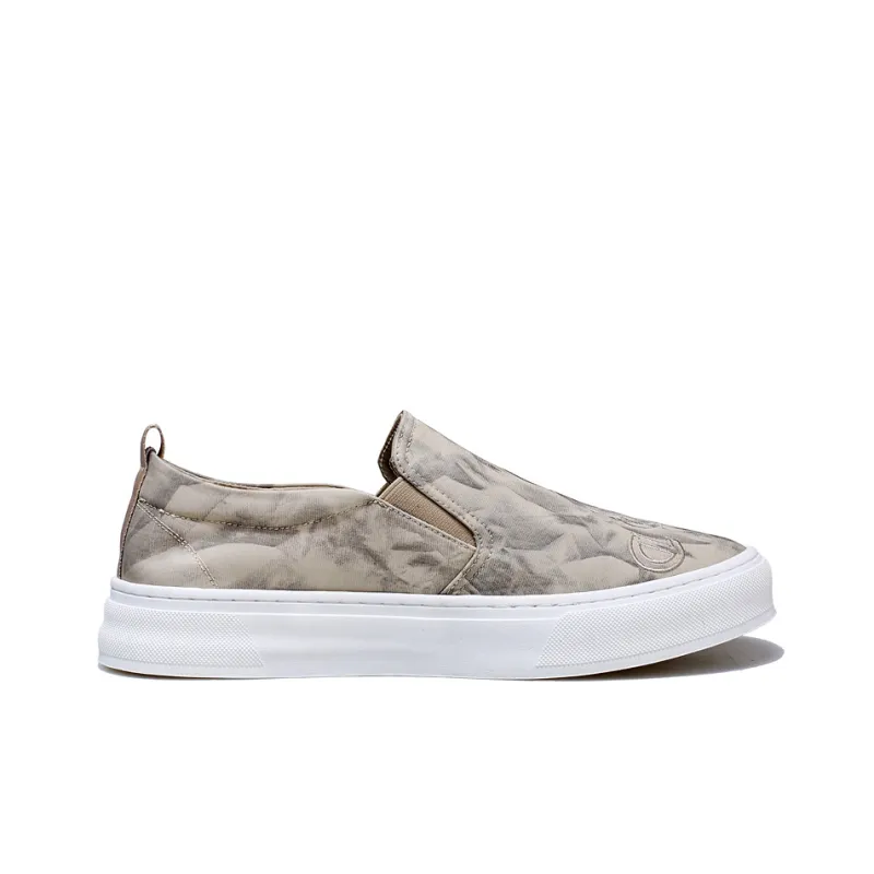 EDENBO Men's Casual Shoes Men Low Top Black/Sand-10