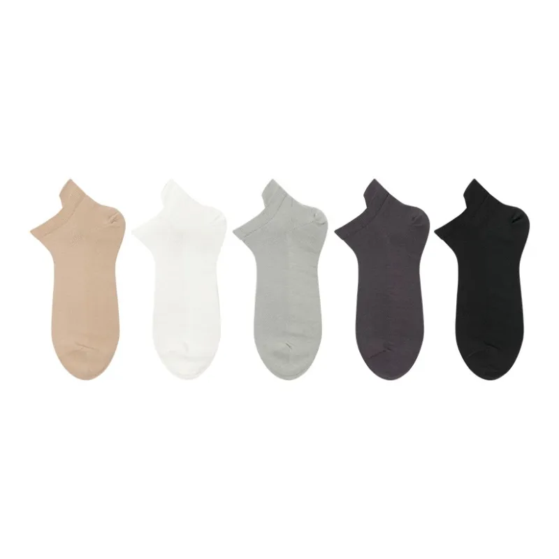 LIANGPU No Show Socks Men's 5 Pack-7