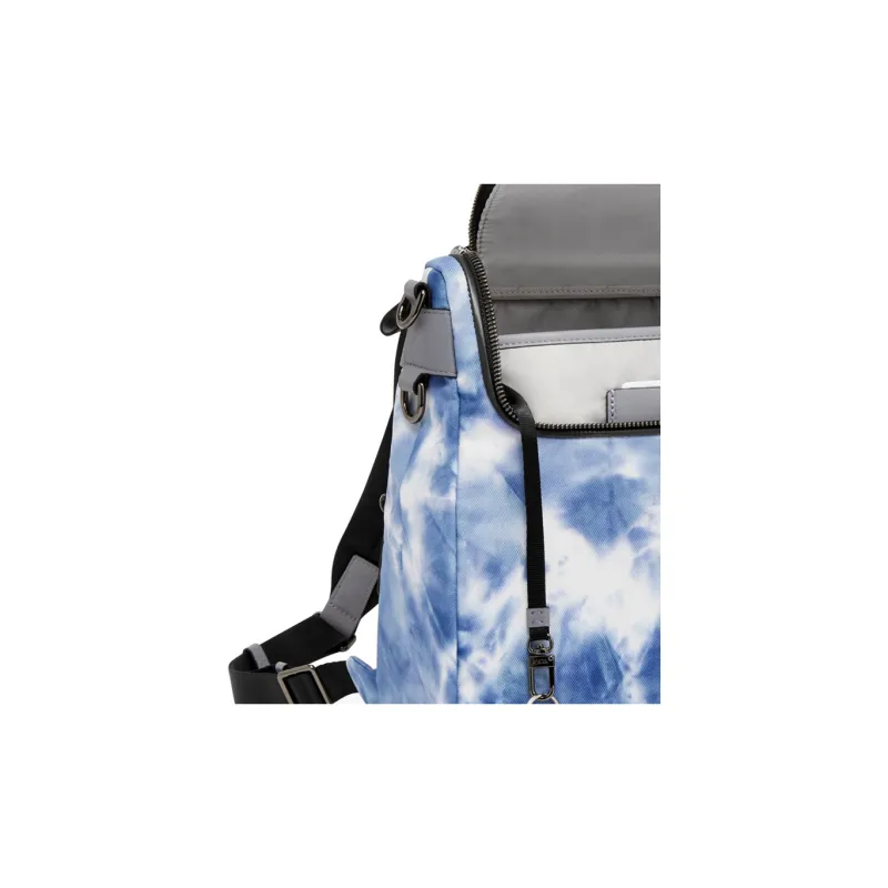 TUMI Fabric Backpack Unisex Blue & White-3