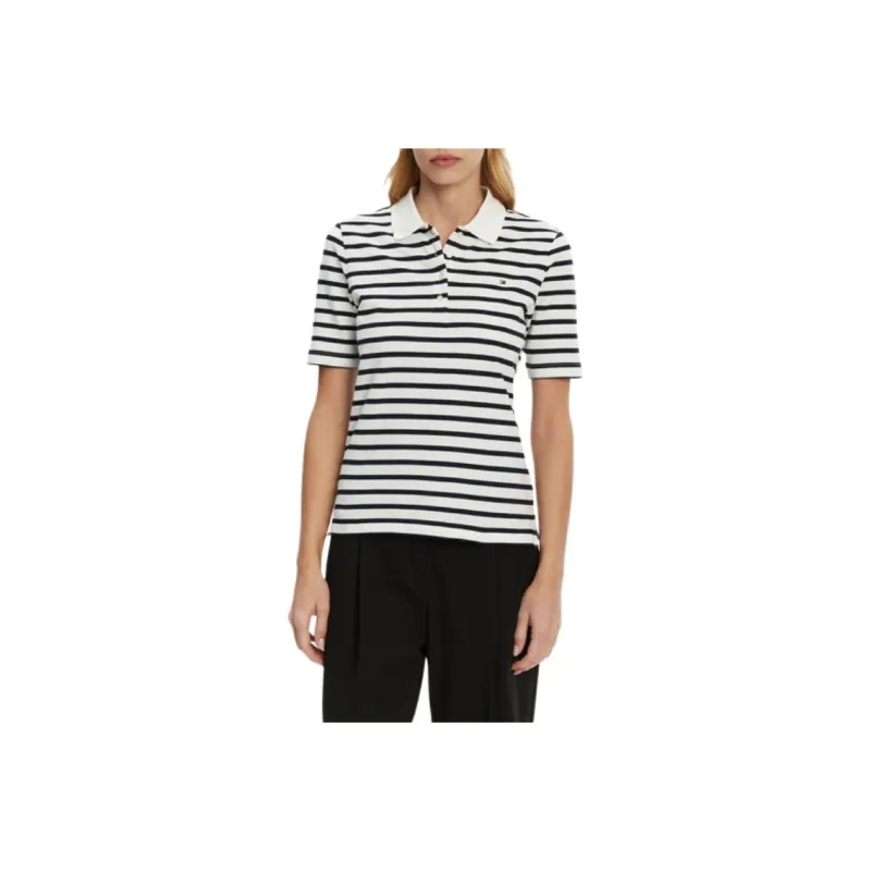 Tommy Hilfiger Striped Polo Top-0