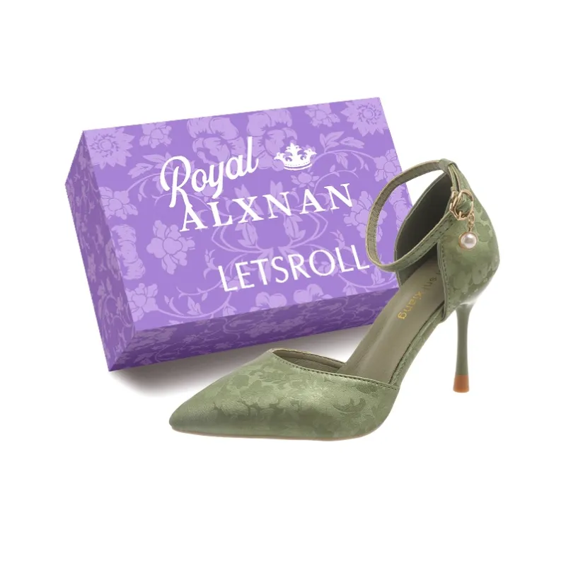 Alxnan Slim Heel High Heels Women's-4