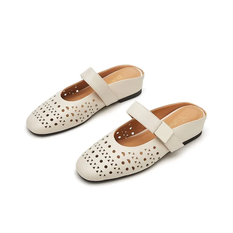 MILLIE'S Rubber Sole Quiet Closed Toe Slippers Women's-6