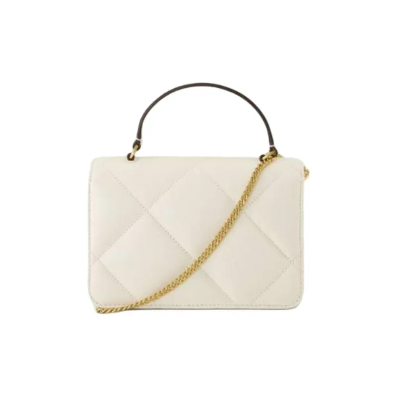 TORY BURCH Kira Nappa Leather Shoulder Bag, Crossbody Bag, Handbag Mini Women's Warm White-2