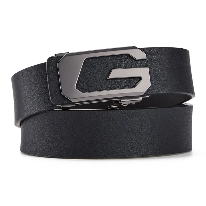 Jeccieziio Cow Split Leather Belts Men's Gunmetal Width 3.4cm, Writing A Greeting Card, Printing Photos-2