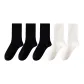 Hyaluronic Acid Mint Socks[Black 3 Pack+Cream White 2 Pack](Shopping Bag Included)