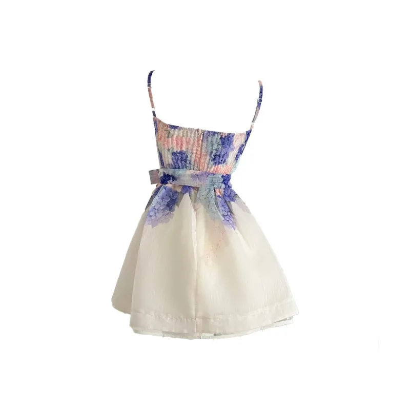 Mu Xiao Xin Slip Dresses Women's Pink Purple-1