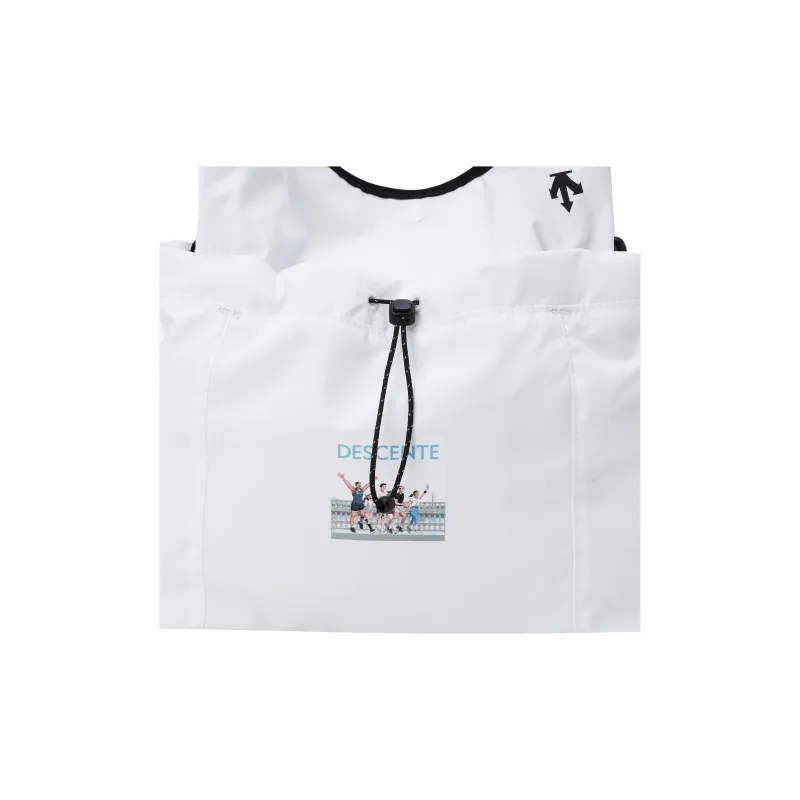 DESCENTE Artist Kim Jung Yoon Collaboration Polyester Crossbody Bag, Shoulder Bag Medium Size Unisex White-8