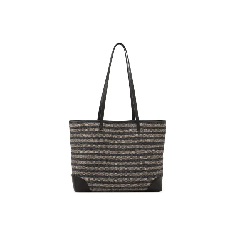 VENOF Fabric Tote Handbag, Shoulder Bag Tubas Women's Effortless Black-0
