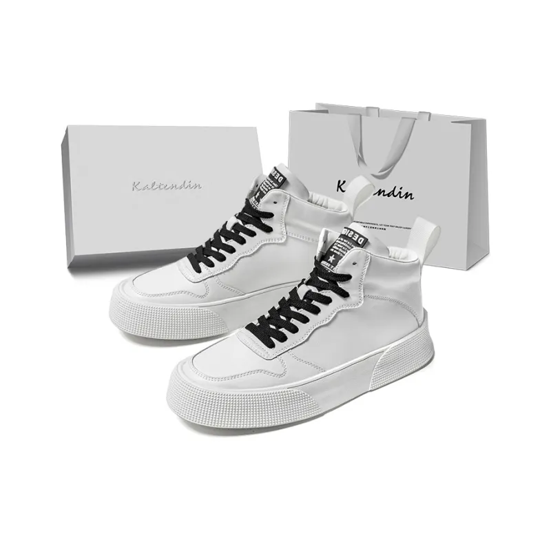 Kaltendin Mid Top Skateboard Shoes Men's-0