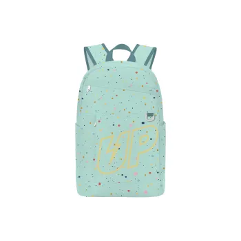 TURN UP Polyester Backpack Unisex Matcha Green